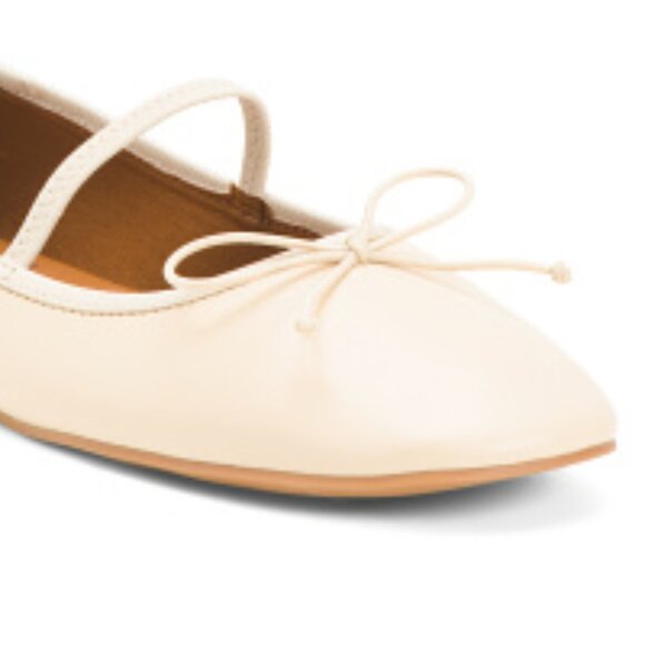 NEW ZODIAC Idra Fishnet Ballet Flats in bone for women 255 1T6 - Picture 3 of 3